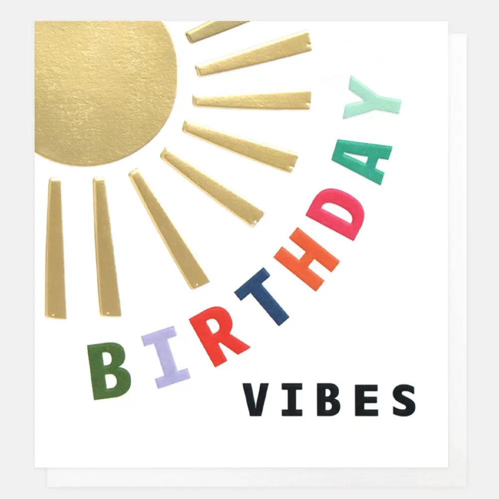 Sunny Vibes Birthday Card>Caroline Gardner Fashion