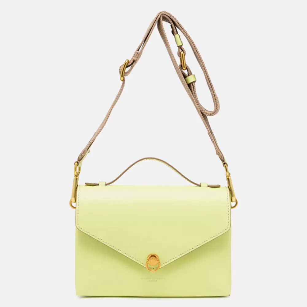 Sunny Yellow Leather Corallo Envelope Bag>Caroline Gardner Cheap