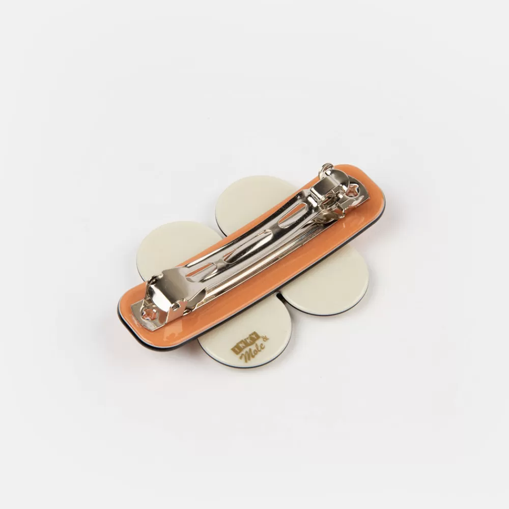 Tan/Cream Florence Mini Hair Clip>Caroline Gardner Cheap