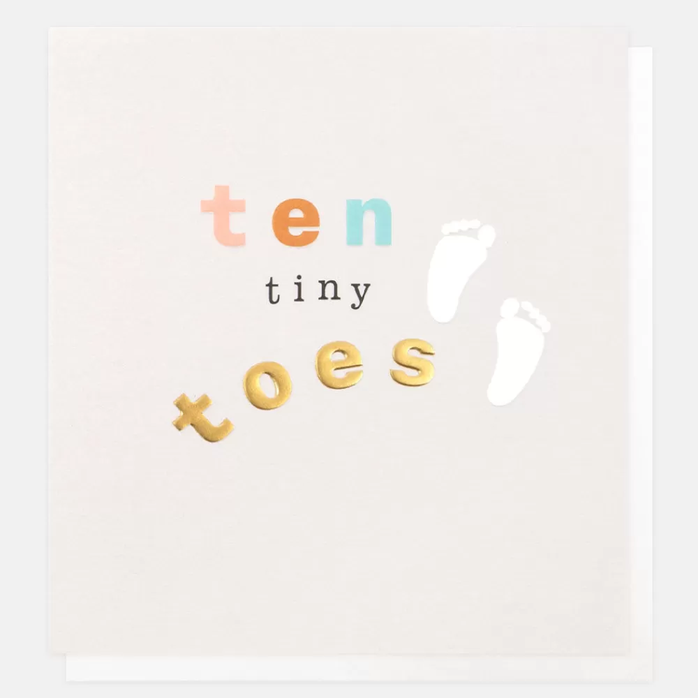 Ten Tiny Toes New Baby Card>Caroline Gardner New