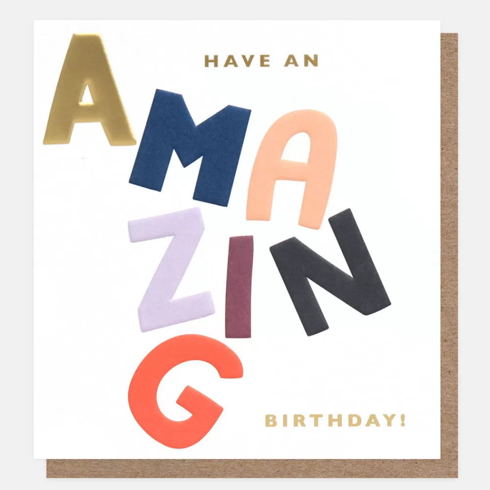 Text Amazing Birthday Card>Caroline Gardner Best Sale