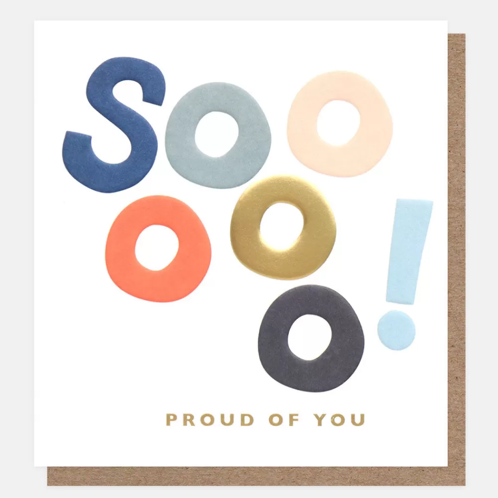 Text Proud Congratulations Card>Caroline Gardner Outlet