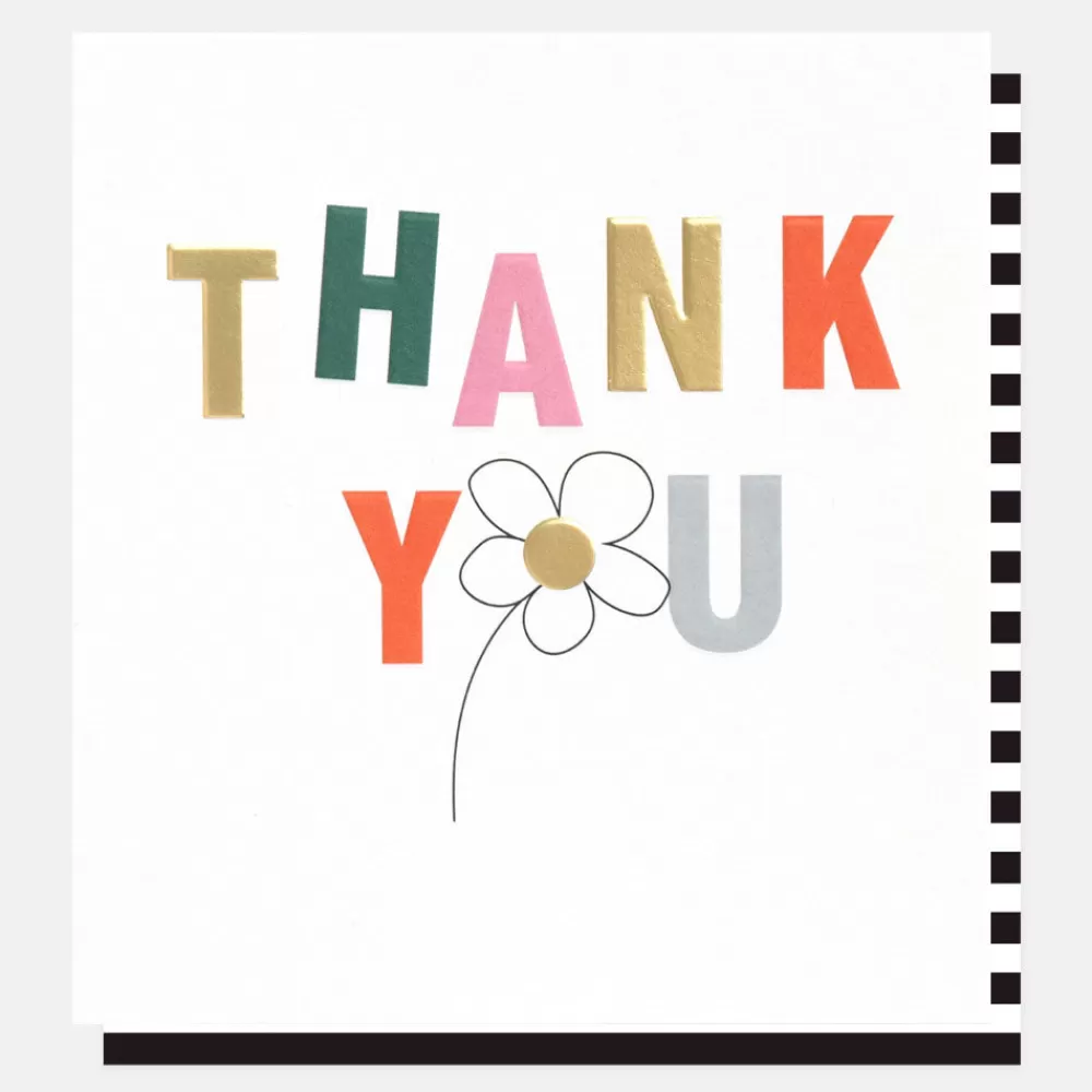 Thank You Flower Card>Caroline Gardner Discount