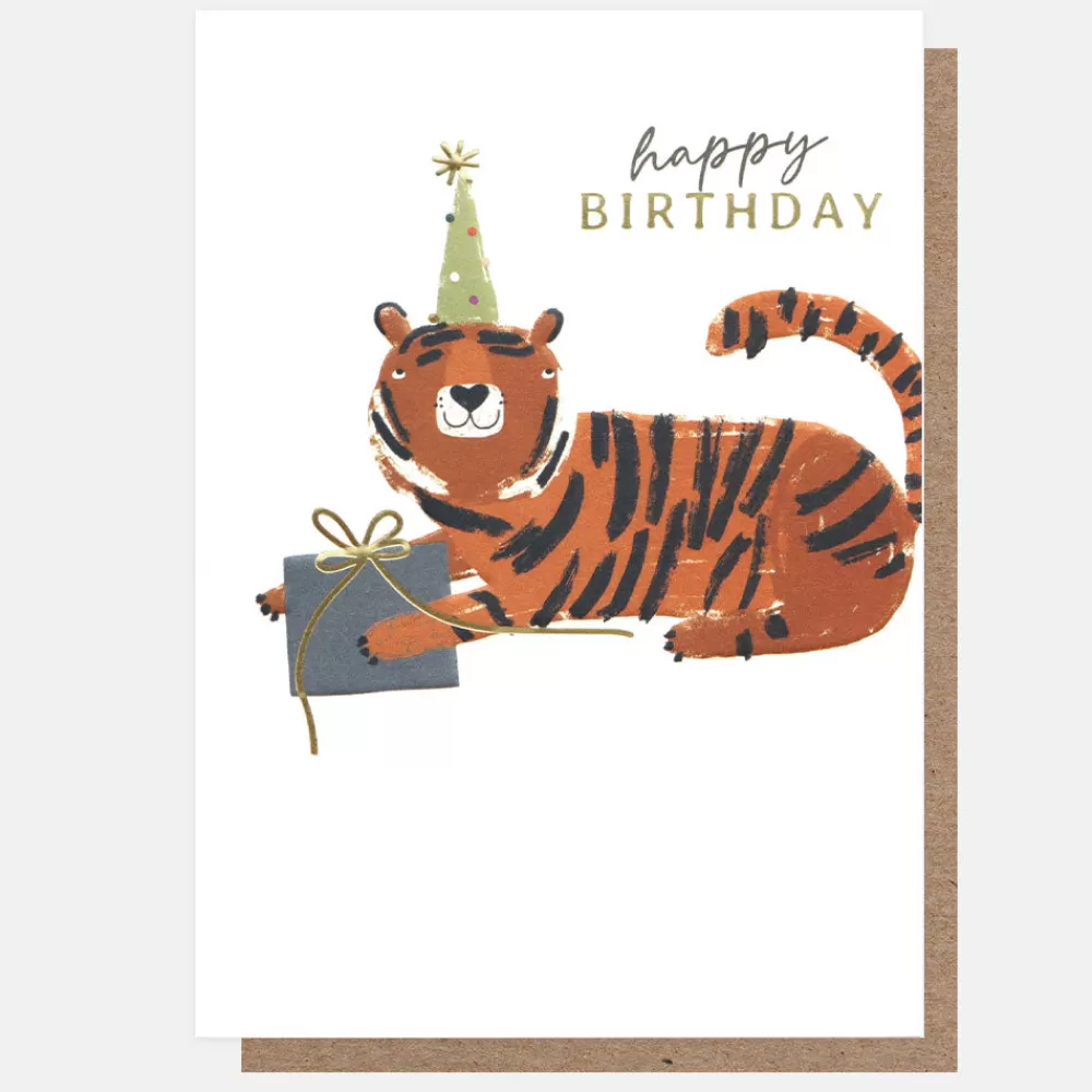 Tiger Birthday Card>Caroline Gardner Clearance