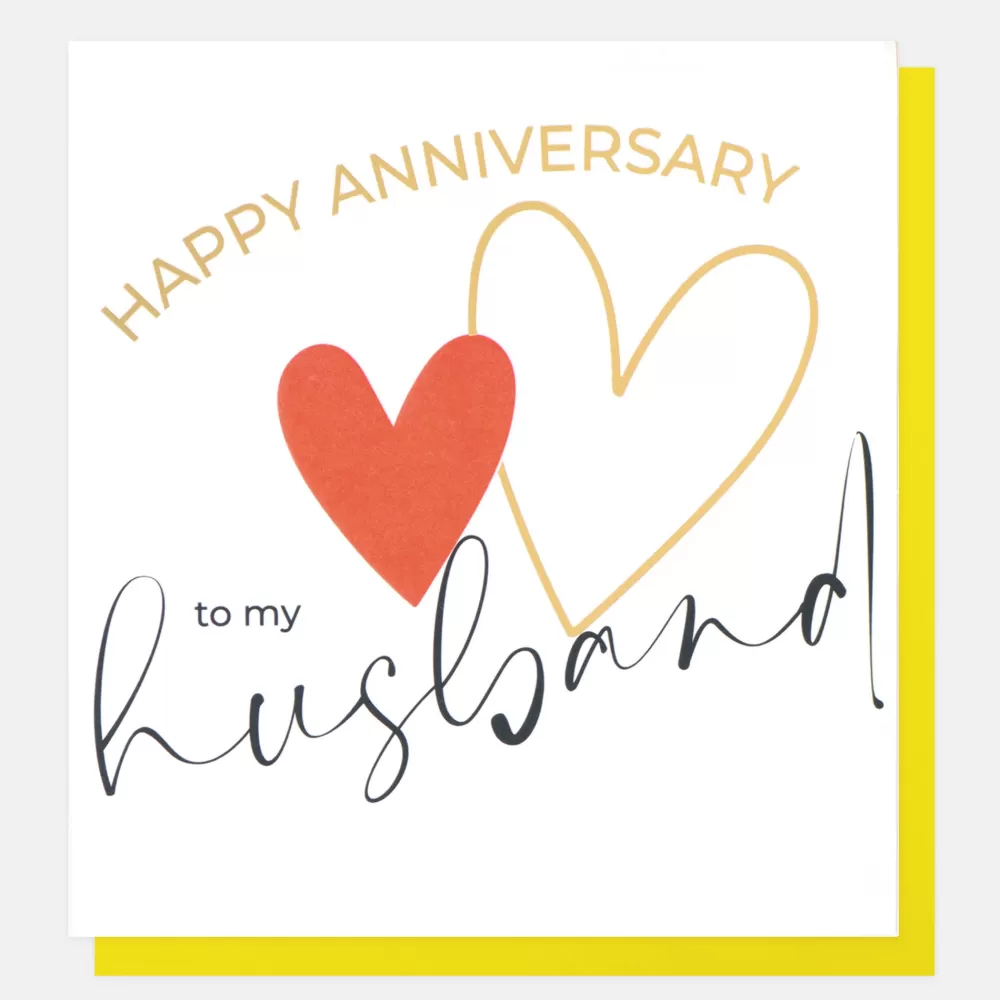 To My Husband Anniversary Card>Caroline Gardner Shop