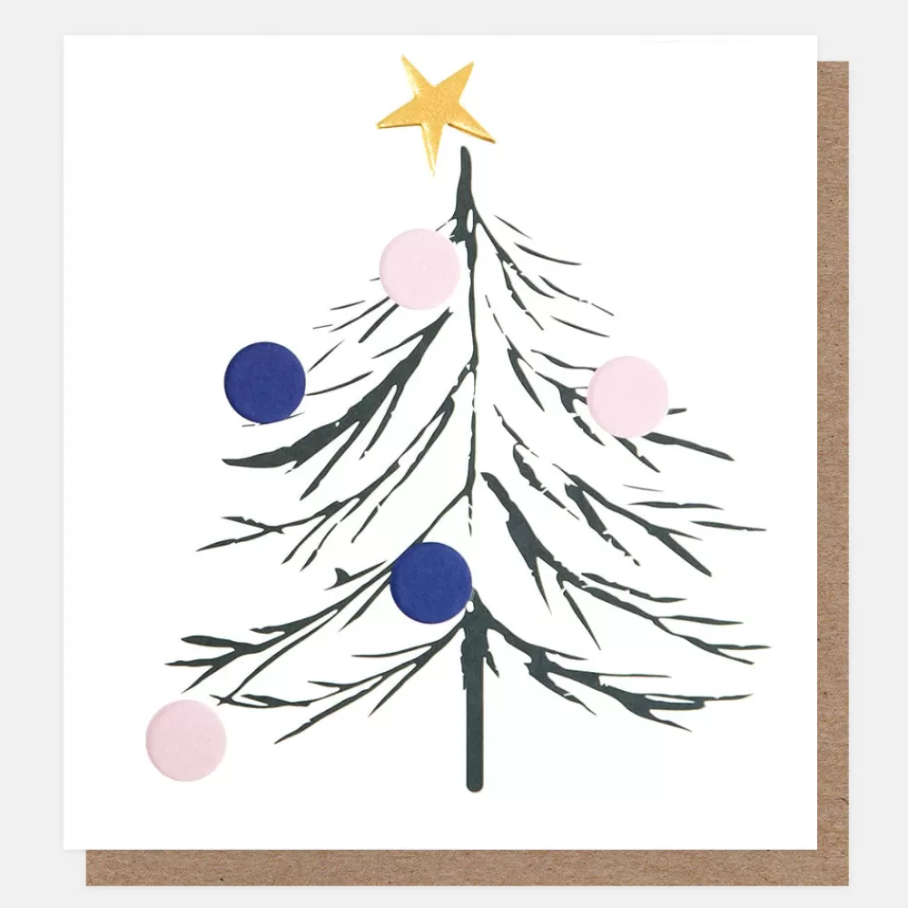 Tree, Baubles & Star Charity Christmas Card Pack of 8>Caroline Gardner Cheap