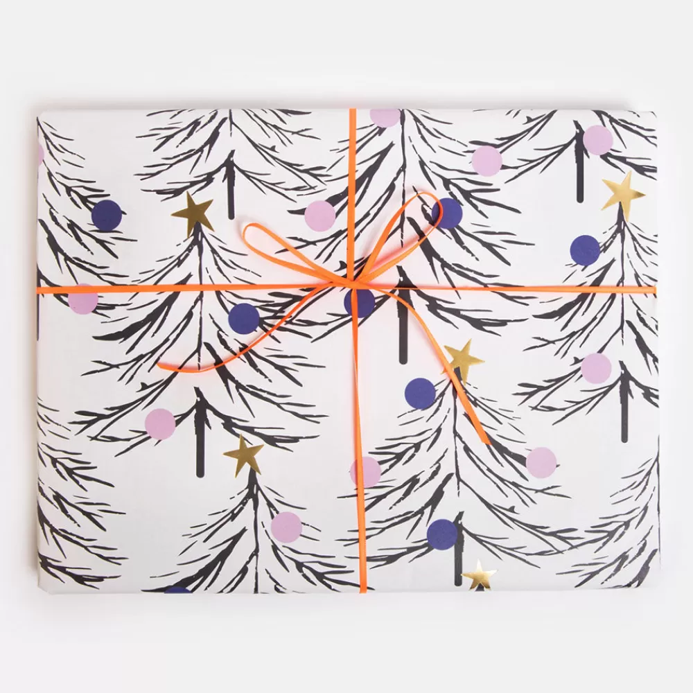 Trees & Baubles Christmas Wrapping Paper>Caroline Gardner Clearance