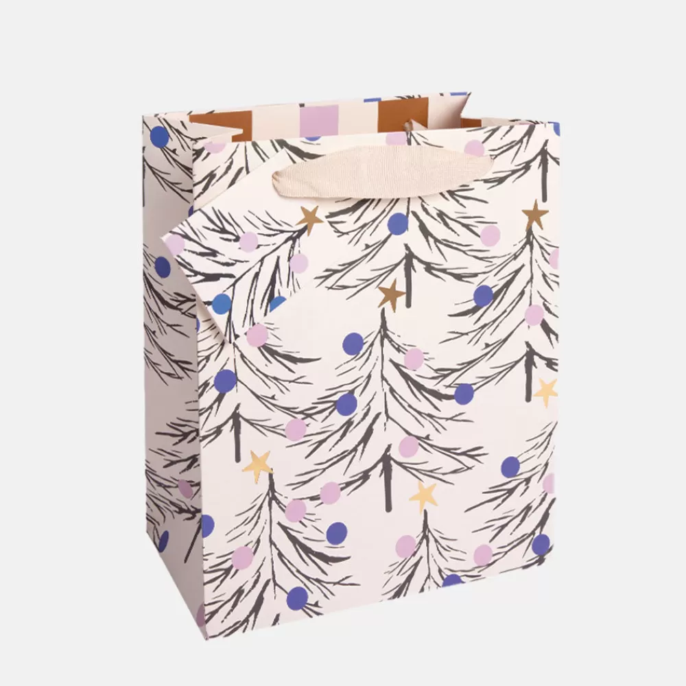 Trees & Baubles Medium Christmas Gift Bag>Caroline Gardner New