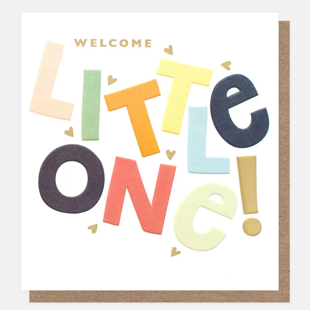 Welcome Little One New Baby Card>Caroline Gardner Shop