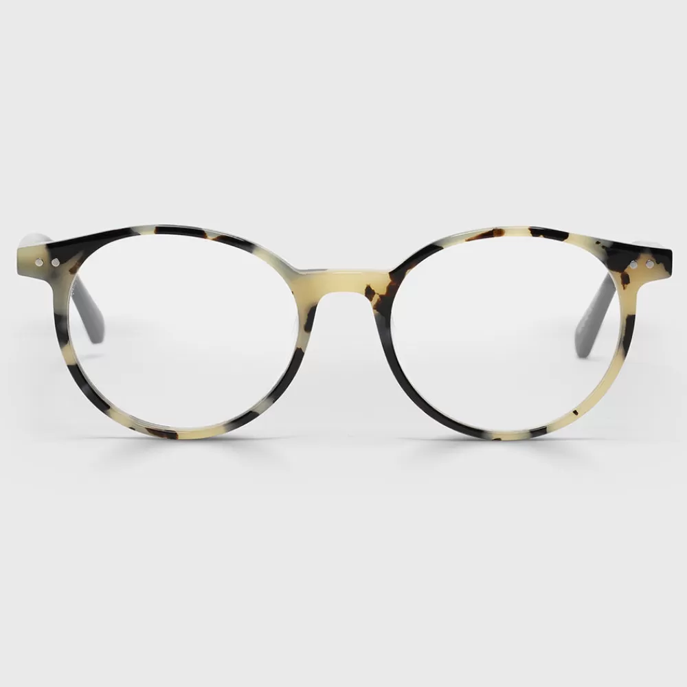 White Black Tortoiseshell 'Case Closed' Reading Glasses>Caroline Gardner Clearance