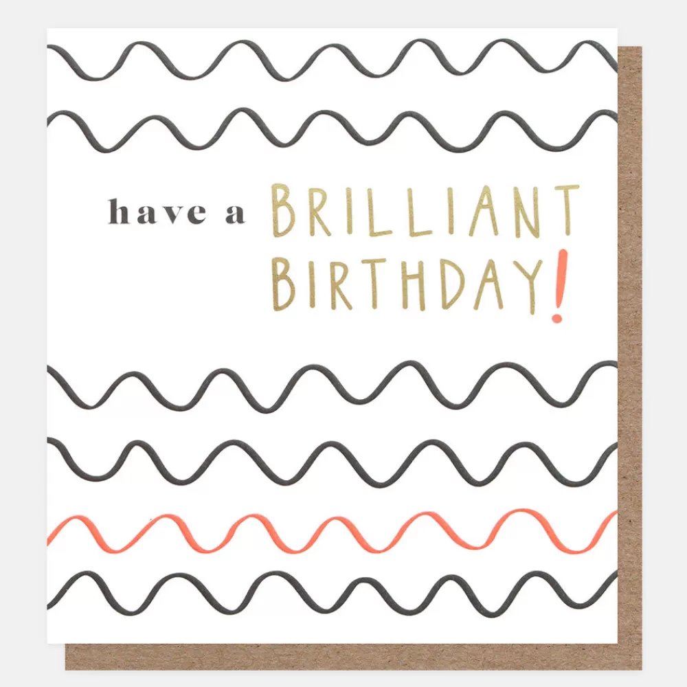 Wiggle Birthday Card>Caroline Gardner Sale