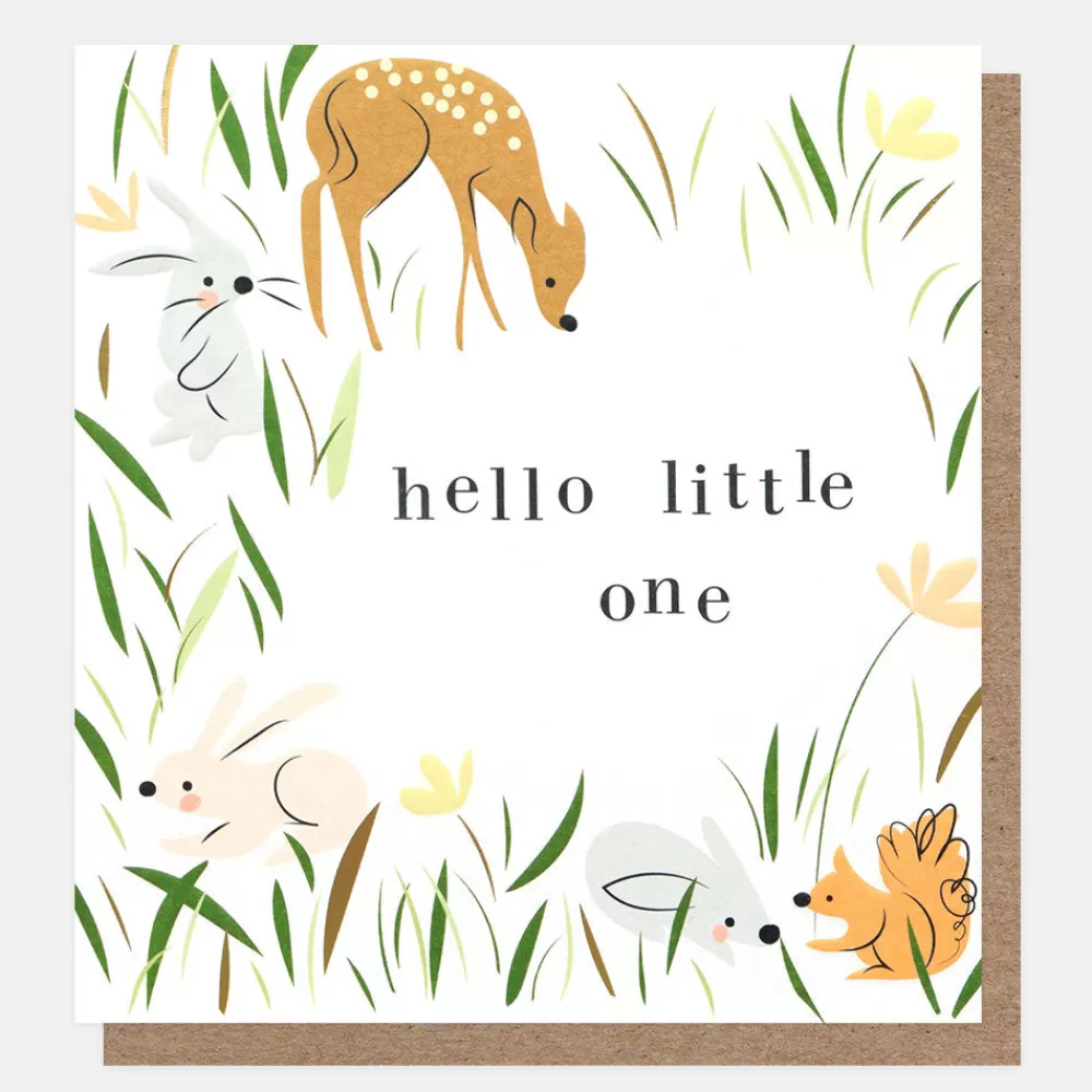 Woodland Animals New Baby Card>Caroline Gardner Cheap